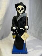 2010 Grim Reaper Skeleton 14" Nutcracker Target Limited Edition Halloween Rare