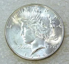 1926-S Peace Silver Dollar BU Frosty Bright Luster in saflip #E302