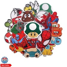 18pcs Decorative DIY Patches - Assorted Size Sew On or Iron On Appliques for ...