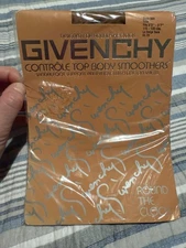 Givenchy Round The Clock Control Top Body Smoother Sandal Foot Pantyhose Beige 