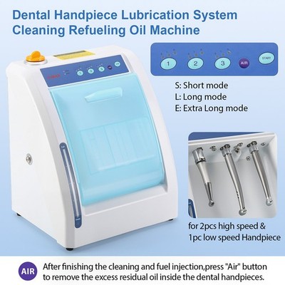 Dental Automatic Handpiece Lubrication System Cleaning Refueling Oil Machine USA