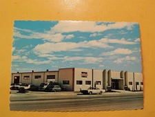 Hoffman California Fabrics store Los Angeles California vintage postcard 