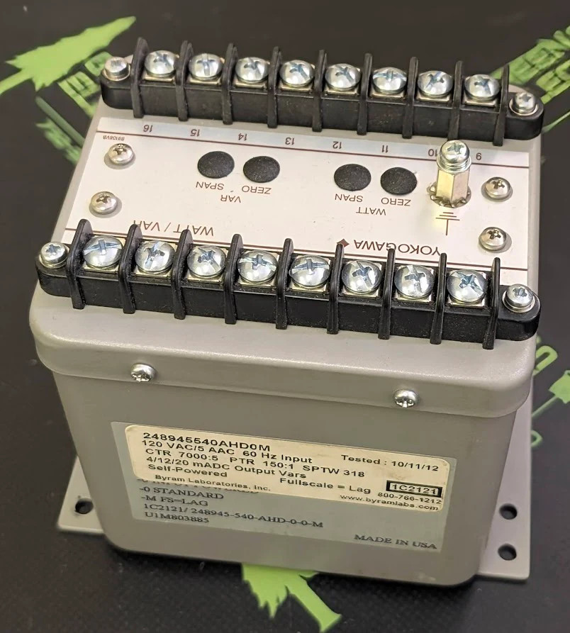 248945-540-Ahd-0-M - Yokogawa - Juxta Ac Watt Transducer - 3 Phase - 4 Wire 3 El