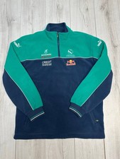 VINTAGE PUMA REDBULL SAUBER PETRONAS FORMULA 1 FLEECE RACING JACKET MENS XL