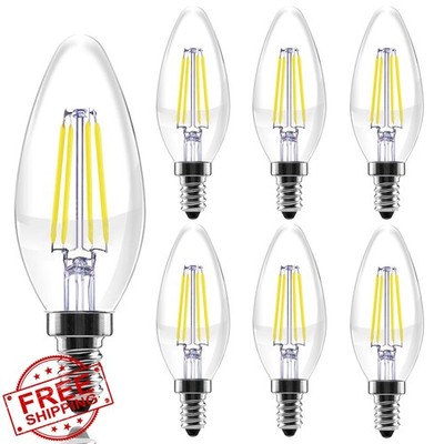 SSQY E14 LED Bulb Daylight White 5000k Dimmable 6 Pack