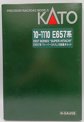KATO E657 Series Super Hitachi 6-Car Basic Set NGauge