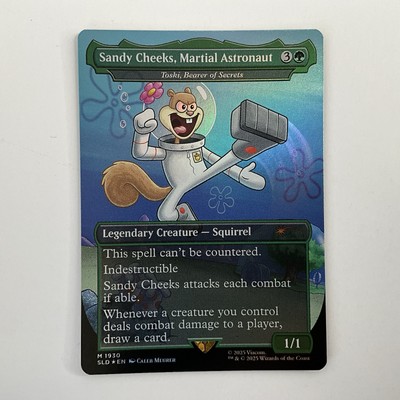 MTG Sandy Cheeks, Martial Astronaut (1930) *Rainbow Foil* Secret Lair: SpongeBob