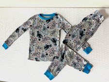 LEGO Batman Colorful Print Soft Sleepwear Pajama 2 pcs. Set Boys Size 8 Gray