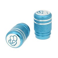 Ventilkappen Set Peace Blau FüR Universal FüR Yamaha Kallio Roketa Tauris
