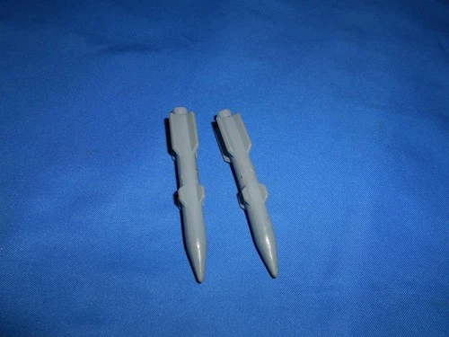 1983 GI JOE ARAH WOLVERINE 2 MISSILE PART ACCESSORY