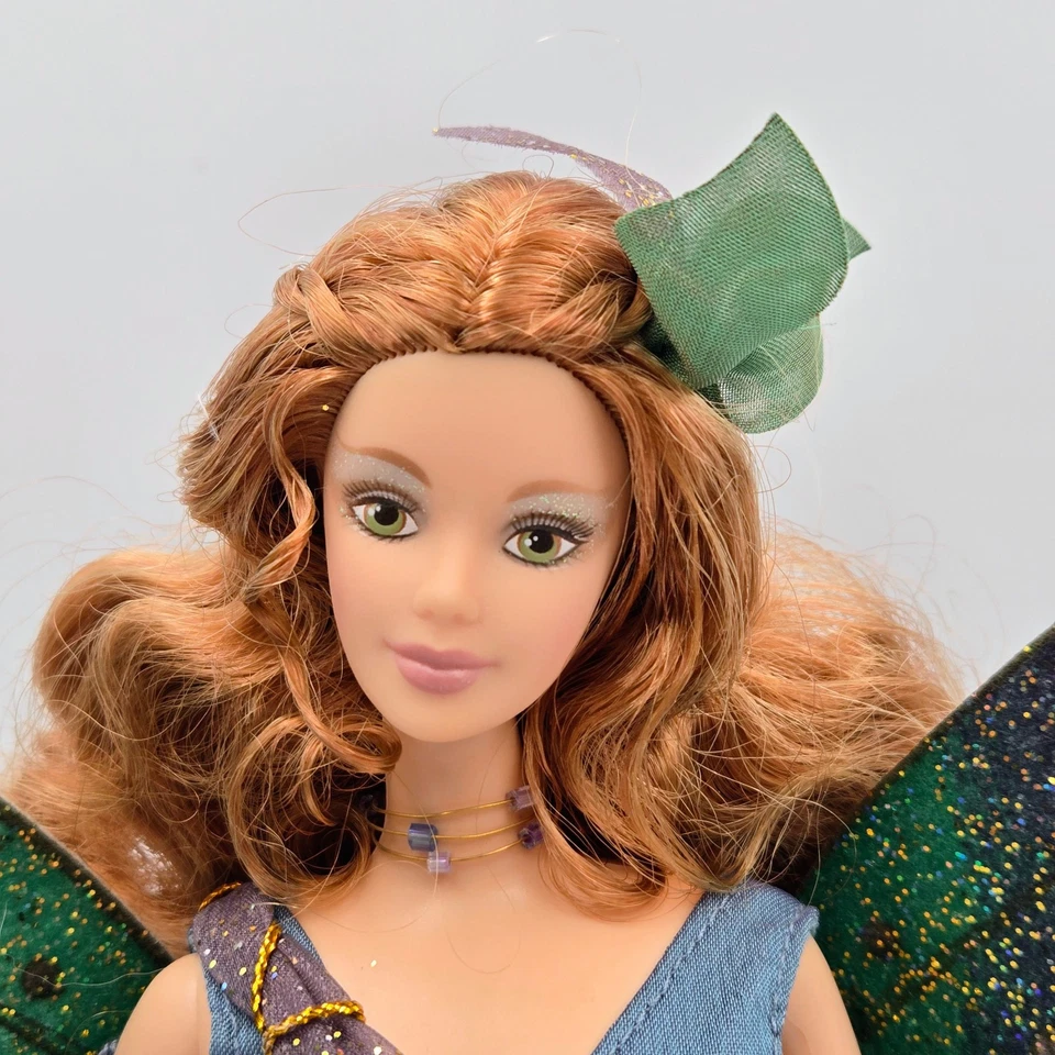 Barbie Fairy Of The Forest 1999 Doll Enchanted World Of Fairies Mattel 25639 Rea - Imagem 3 de 4