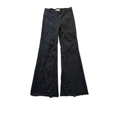 We The Free Free People Women's Penny Pull On Flare Jeans Black Size 28