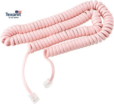 Phone Cord for Landline Phone   Tangle-Free, Handset Curly Telephones Land Line