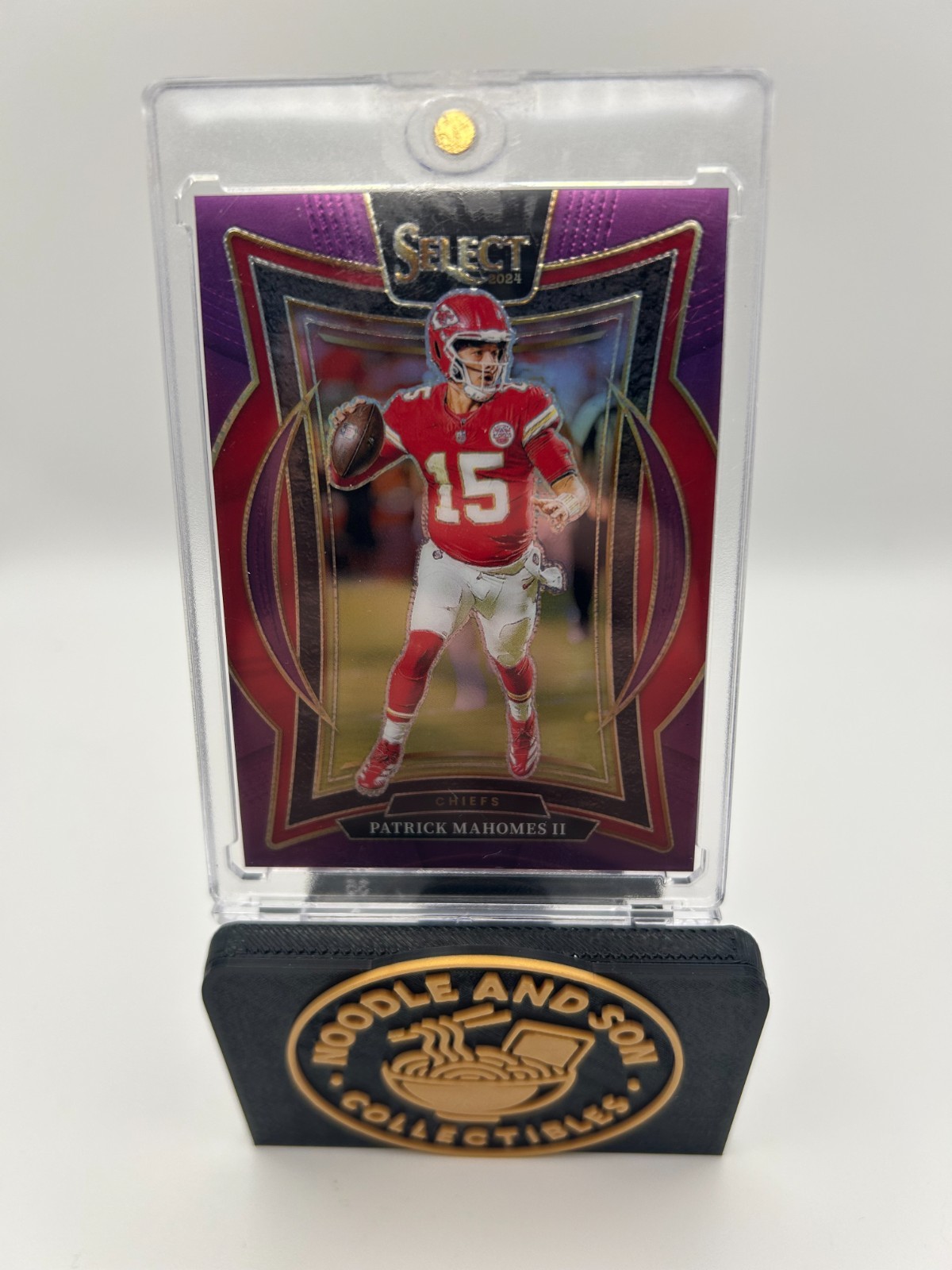 2024 Panini Select - Concourse Patrick Mahomes II #33 Purple Prizm /75