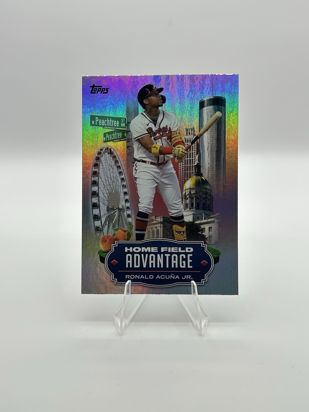 2023 Topps Series 1 Ronald Acuna Jr. Home Field Advantage #HA-6 Braves