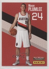 2015-16 Panini Papa Murphy's Portland Trail Blazers Mason Plumlee 1c9
