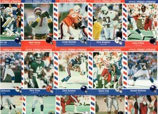 rare lot 1990 Stars 'n Stripes 1st Edition Howie Long Doleman Singleton RC &more