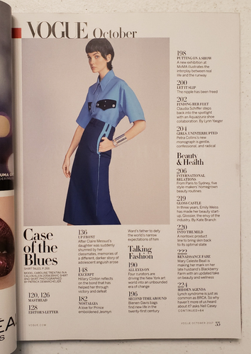 October 2017 Vogue Magazine Rooney Mara James Corden Hillary Clinton Joan Didion - Picture 3 of 3