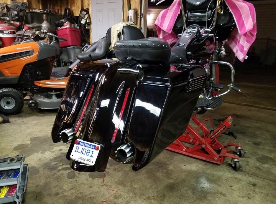 4”, 5” OR 6” STANDARD Complete Bagger Kit for Harley Davidson Touring ...