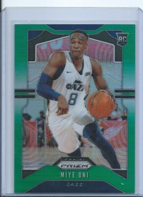 MIYE ONI 2019-20 PANINI PRIZM GREEN PRIZMS RC #300