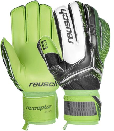 Gloves Goalkeeper Football REUSCH Re:ceptor Receptor SG Extra Green Gecko Palm - Picture 1 of 1