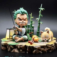 One Piece Zoro Figure With Stand Painted Roronoa Zoro Statue LC Studio In Stock