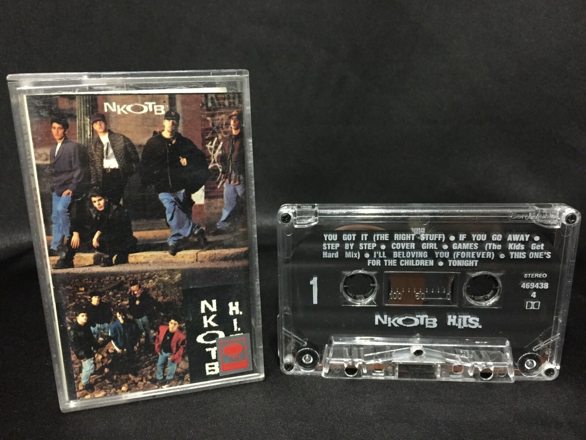 New Kids on the Block KNOTB HITS Compilation Cassette Tape