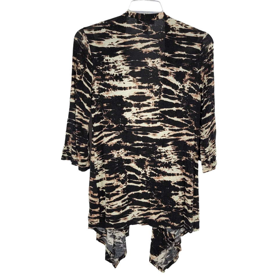 Cárdigan Style & Co Estampado Animal Pequeño Rayón Spandex Foto 3 de 3