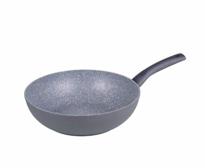 Michelino WOK, 24cm, grau, Aluminium, Antihaftbeschichtet, NEU in OVP