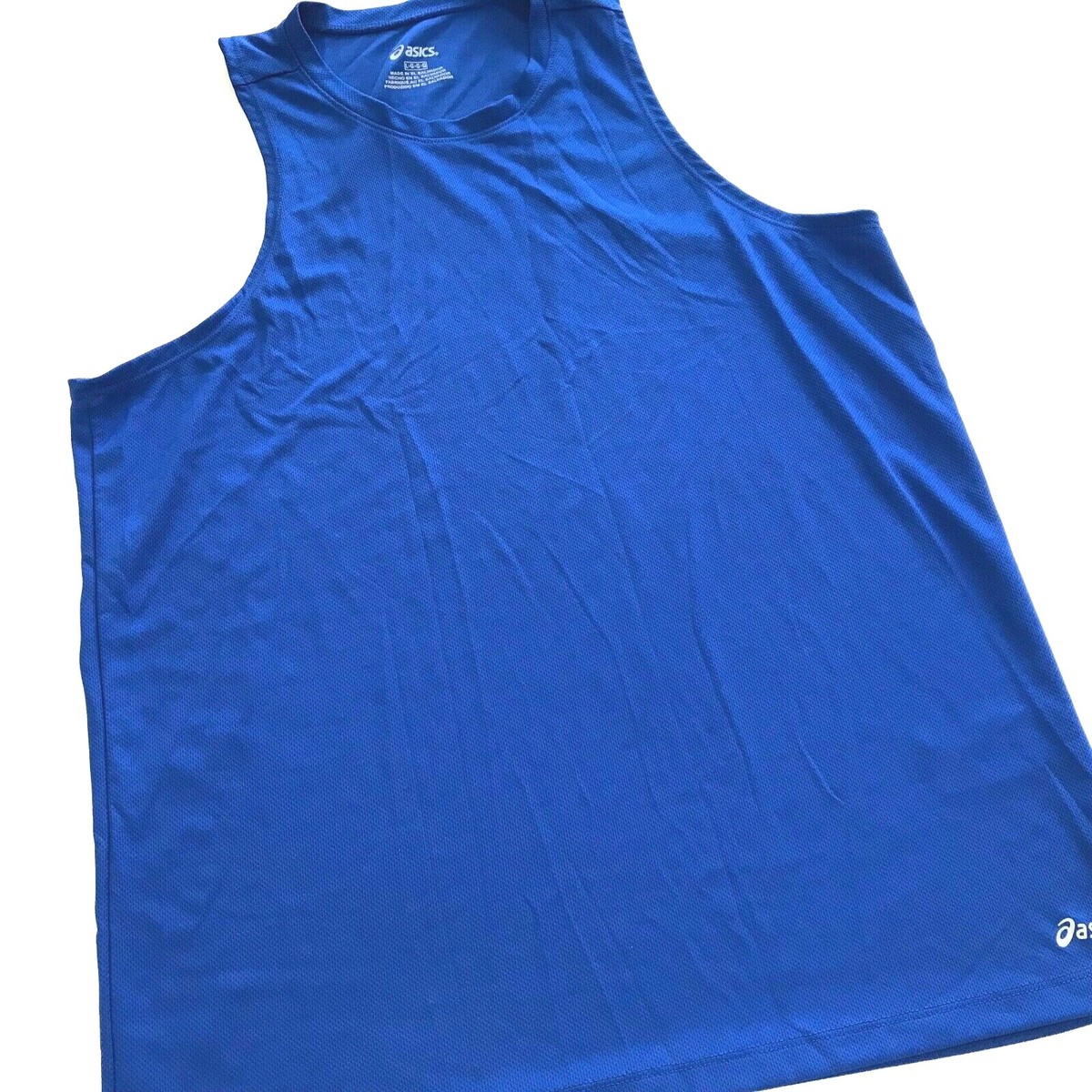 ASICS Performance Tank Top Mens L Light Running Jersey