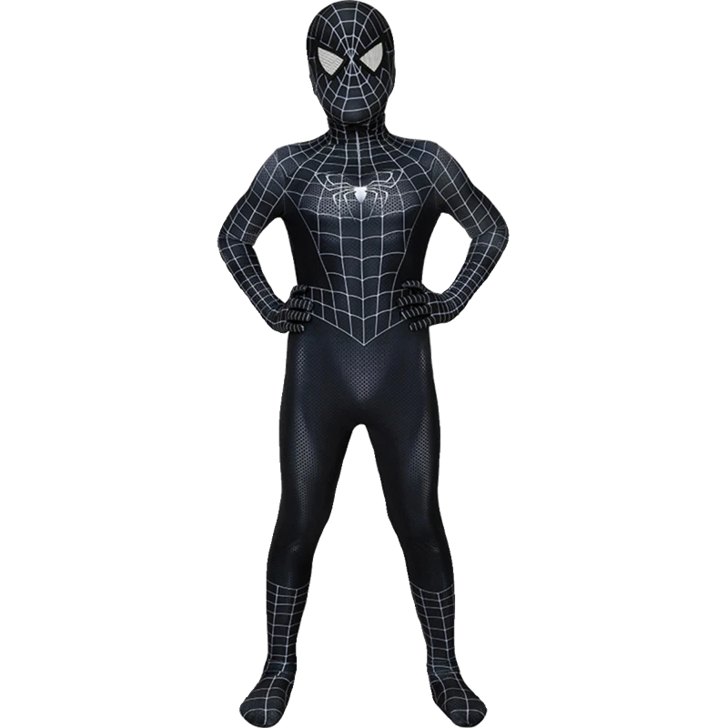 Maschera Venom (Uomo Ragno) – Costume Halloween – Morbida In Spandex – Adatta Adulti E Bambini (8+)