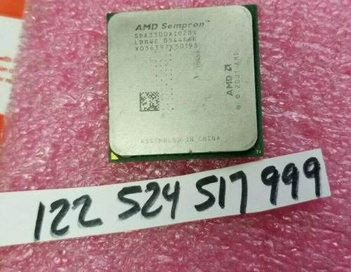 AMD Sempron 64 3300+ - SDA3300AIO2BX  SOCKET 754 TESTED WORKING 