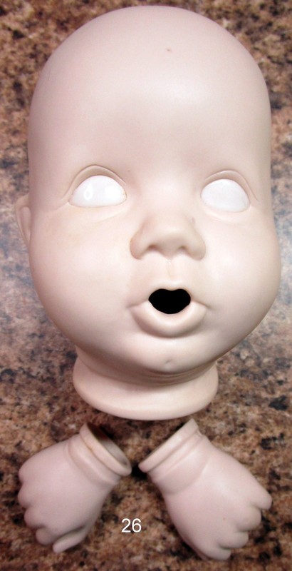 "Bunny" by Elaine Campbell Porcelain China Doll Kit (26)