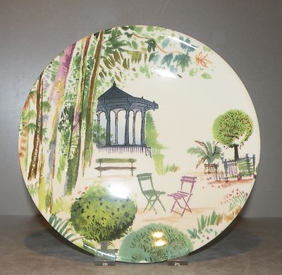 NEW Dessert  Plate Paris,  Jardins Extraordinaires Pattern  GIEN