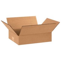 12x8x3 Flat Corrugated Boxes, 25 Pack 12x8x3 Flat Corrugated Boxes, 25 Pack
