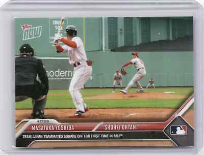 SHOHEI OHTANI vs. Rookie MASATAKA YOSIDA 2023 Topps Now #140 Red Sox PR: 4030