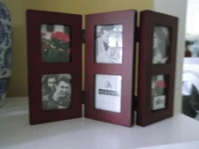 Malden International Designs Wood 6 Opening Collage Frame NOS