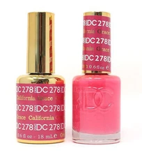 DND DC Soak Off Gel Polish + Matching Nail Lacquer - #278 California Grace