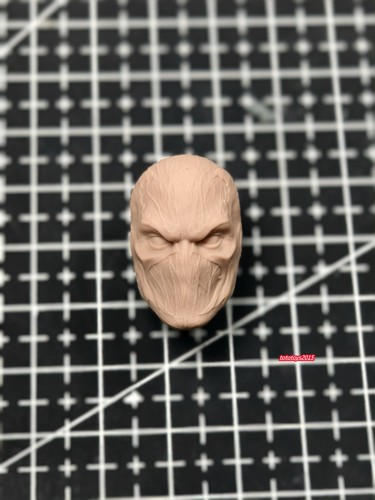 DIY 1:6 1:12 1:18 Comics Spawn Calm Head Sculpt For Male Action Figure Body Toy - Picture 4 of 6