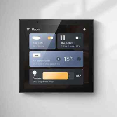 4inch Touch Screen 2 Way Ceiling Speakers Central Control Panel for Smart Home