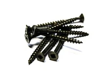 (1,000) 8x2 Square Flat Head Wood Screws (Plain and Lubed)