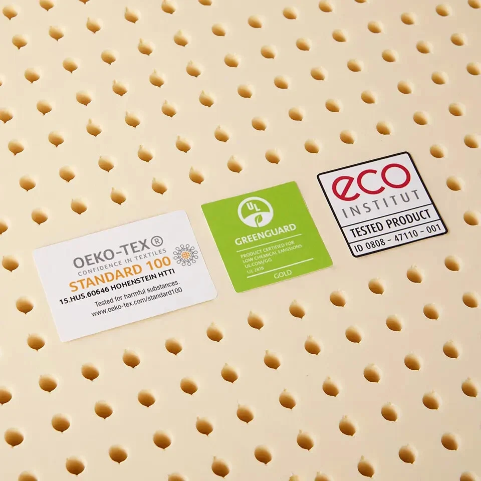 100% натуральный латексный наматрасник мягкая упругость облегчение боли сертифицированный GOLS Orga - Изображение 4 из 4