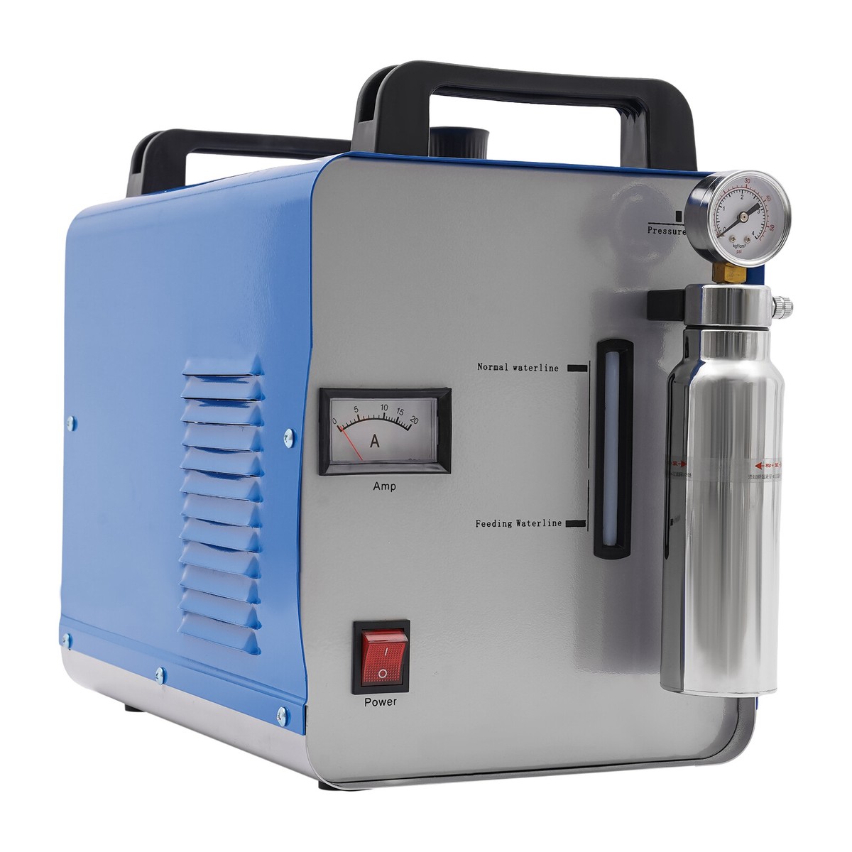 95L H180 Oxygen Hydrogen HHO Gas Flame Generator Torch Acrylic