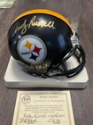 Andy Russell Pittsburgh Steelers Autographed Mini Helmet Signed With Inscription