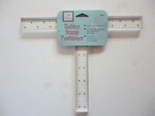 Deja Views Rubber Stamp Positioner, SP-6. The C-Thru Ruler Company