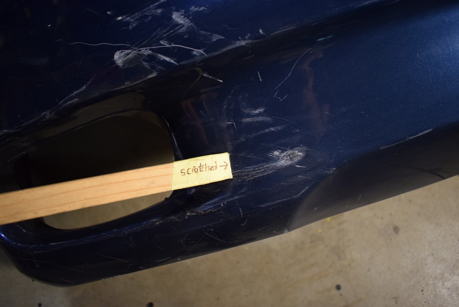 2004 - 2009 MASERATI QUATTROPORTE REAR BUMPER COVER 67072800 OEM