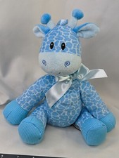 First Main Jingles Blue Giraffe Plush Rattle 9 Inch 2773 Stuffed Animal Toy