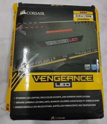 Corsair Vengeance 16GB (2 x 8GB) DIMM DDR4 3000 Memory