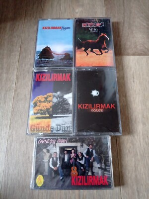 Kizilirmak Turkish Original sealed  cassettes 5x albums