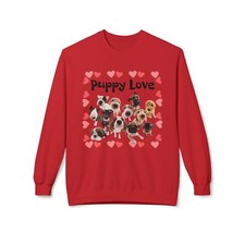 Puppy Love Sweatshirt, Dog Mom Gift, Dog Lover Apparel